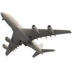 مدل سه بعدی هواپیمای مسافربری