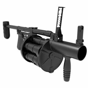 مدل سه بعدی 3D تفنگ نارنجک انداز با کیفیت بالا