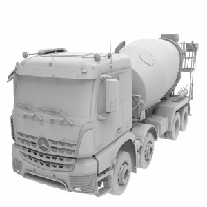 مدل سه بعدی 3D میکسر مرسدس بنز آکسور