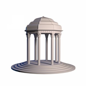 مدل سه بعدی آرامگاه مقبره حافظ