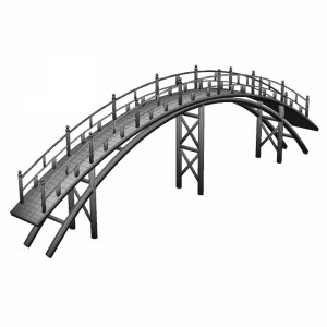 مدل سه بعدی 3D پل چوبی