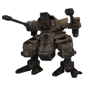 مدل سه بعدی 3D ربات مسلح نظامی تفنگ دار با کیفیت