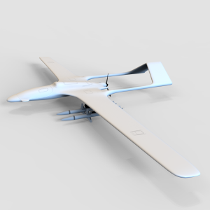 مدل سه بعدی پهپاد نظامی پرنده بدون سرنشین مدرن