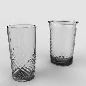 دانلود مدل سه بعدی لیوان شیشه ای