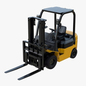 مدل سه بعدی لیفتراک ماشین حمل بار.