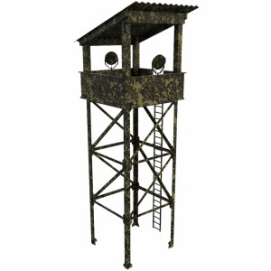 مدل سه بعدی برجک دیدبانی نگهبانی