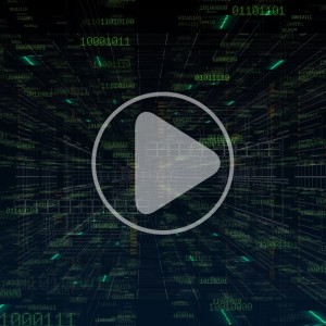 ویدیو فوتیج نمایش اعداد صفر و یک با کیفیت بالا.