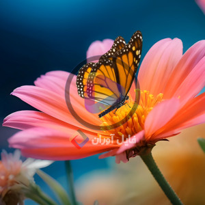 ویدیو فوتیج انیمیشن پروانه در طبیعت با کیفیت بالا