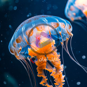 ویدیو فوتیج عروس دریایی در آب