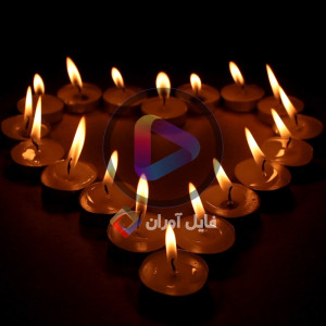 ویدیو فوتیج عاشقانه شمع با کیفیت بالا