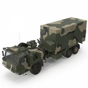 مدل سه بعدی کامیون فرماندهی میدان نبرد جنگ