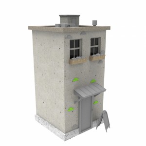 مدل سه بعدی خانه فانتزی دو طبقه