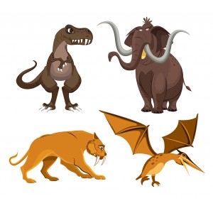 طرح لایه باز حیوانات ماقبل تاریخ