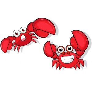 طرح لایه باز خرچنگ دریایی فانتزی