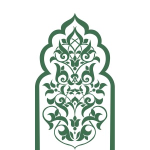 طرح لایه باز تزئینات اسلیمی اسلامی عربی