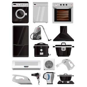 طرح لایه باز لوازم خانگی و آشپزخانه