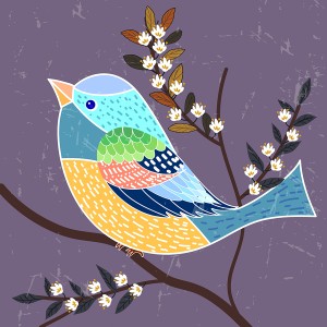 طرح لایه باز گنجشک با کیفیت بالا