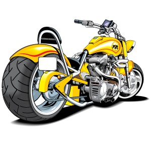 طرح لایه باز موتورسیکلت کلاسیک