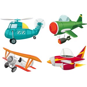 طرح لایه باز انواع وسیله نقلیه هوایی