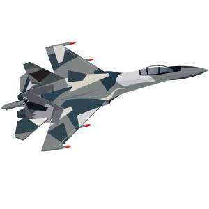 طرح لایه باز هواپیمای جت جنگنده سوخو 35