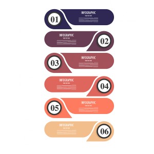 طرح لایه باز اینفوگرافیک