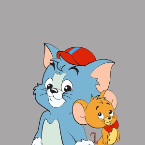 طرح لایه باز کاراکتر موش و گربه تام و جری