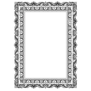 طرح لایه باز قاب اسلیمی