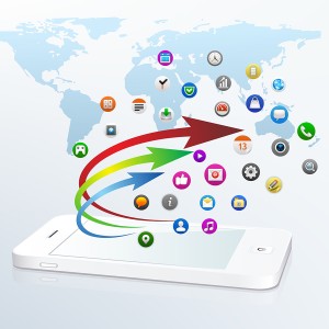 طرح لایه باز وکتور گوشی هوشمند و شبکه های ارتباطی