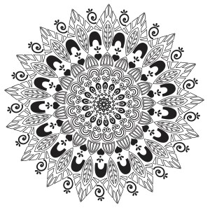 طرح لایه باز ماندالا اسلیمی