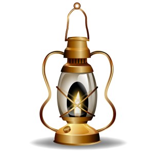 طرح لایه باز و وکتور آیکن فانوس قدیمی