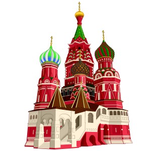 طرح لایه باز و وکتور قلعه های کشور روسیه