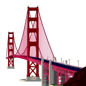 طرح لایه باز پل فلزی جزئیات بالا