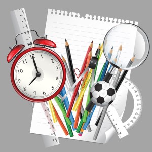 طرح لایه باز لوازم تحریر و مدرسه