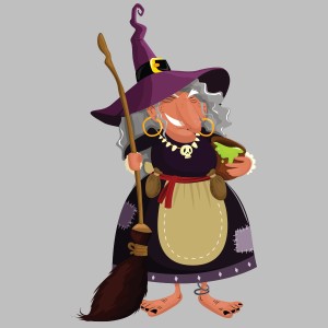 طرح لایه باز و وکتور کاراکتر جادوگر