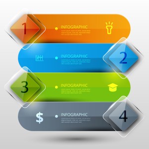 طرح لایه باز آیکن اینفوگرافیک خام