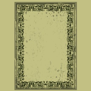 طرح لایه باز گل های حاشیه اسلیمی