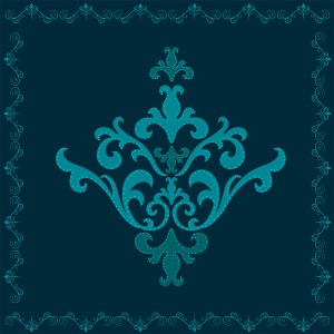 طرح لایه باز گل اسلیمی به همراه گل اسلیمی حاشیه