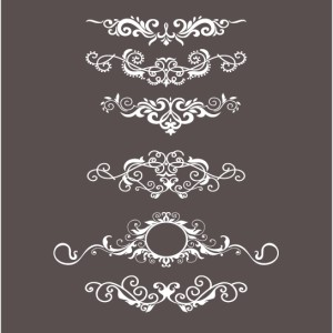 طرح لایه باز گل و بوته اسلیمی