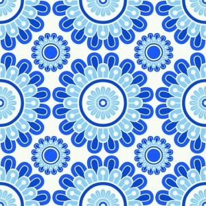 طرح لایه باز وکتور پترن گل و گیاه با کیفیت بالا