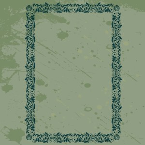 طرح لایه باز وکتور قاب اسلیمی اسلامی