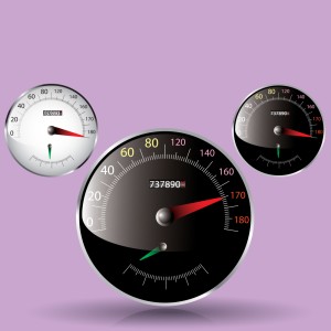 طرح لایه باز وکتور آیکن سرعت سنج کیلومتر شمارماشین