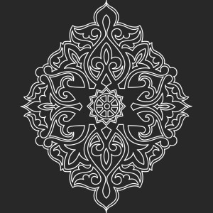 طرح لایه باز وکتور طرح ماندالا اسلیمی اسلامی