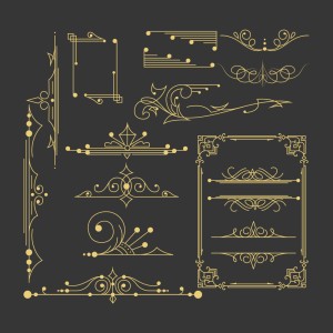 طرح لایه باز طرح های اسلیمی و حاشیه