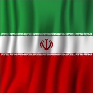 طرح لایه باز وکتور پرچم ایران با کیفیت بالا