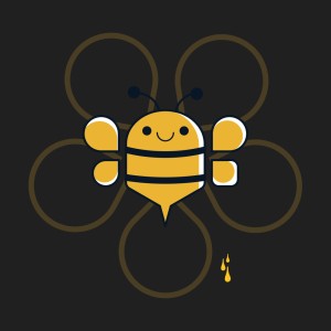 طرح لایه باز وکتور آیکن زنبور عسل با کیفیت بالا