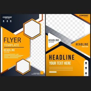 طرح لایه باز وکتور پوستر تبلیغاتی با کیفیت بالا