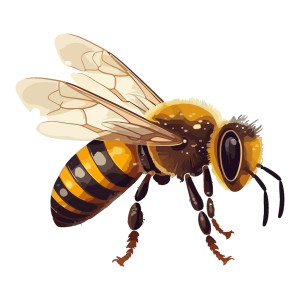 لایه باز وکتور زنبور عسل با کیفیت بالا