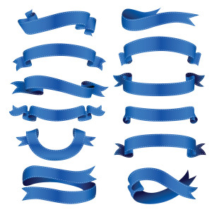 طرح لایه باز وکتور آیکن های ریبون با کیفیت بالا