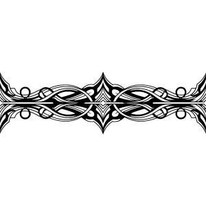 طرح لایه باز وکتور گل اسلیمی کلاسیک با کیفیت بالا