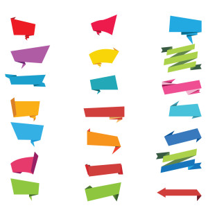 طرح لایه باز وکتور مجموعه هدرها با کیفیت بالا